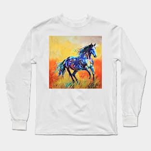 steed on the prairie Long Sleeve T-Shirt